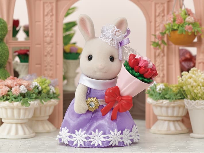 Conejita con flores y regalo "Flower Gifts Play Set"