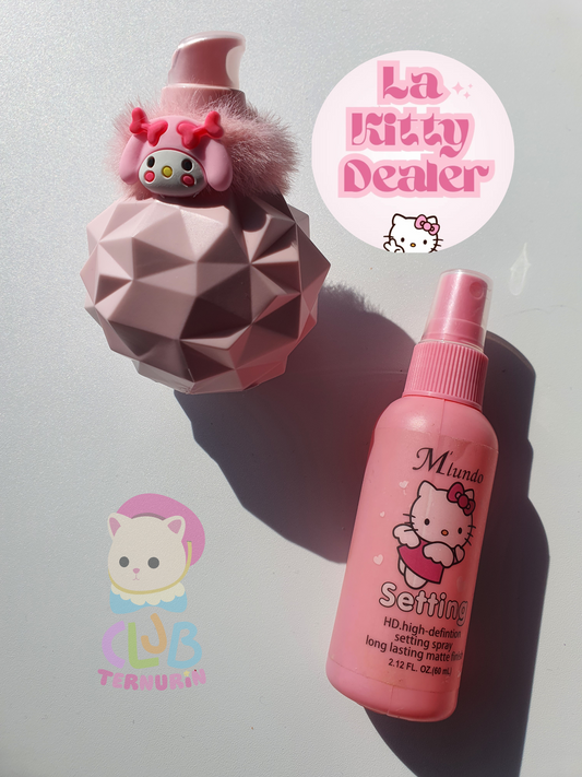 $55 Kitty fijador de maquillaje - $65 Crema de manos Melody