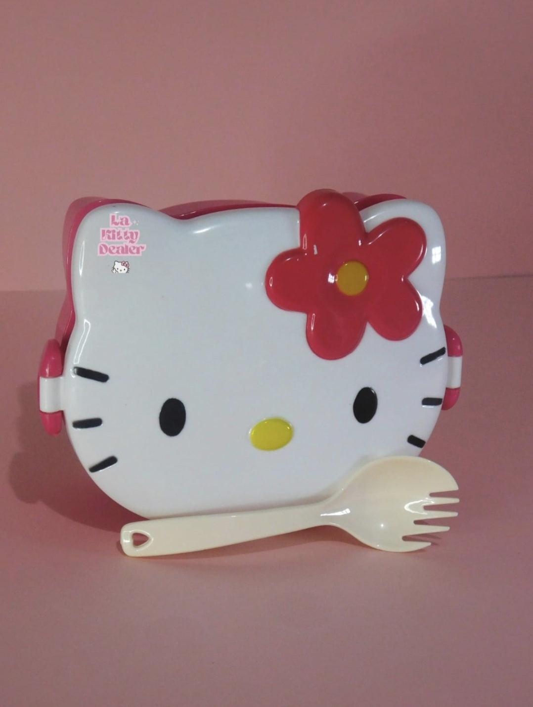 Tupper con tenedor/cuchara de Hello Kitty